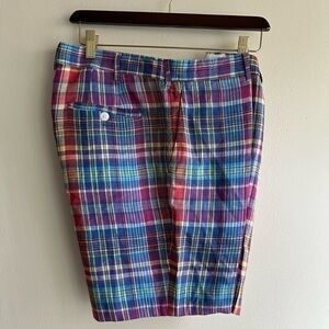 Ralph Lauren Purple Label Linen Madras Short